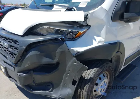 2023 Ram Promaster 2500 High Roof 159" Wb z USA, uszkodzony, nr VIN 3C6LRVDG6PE502379